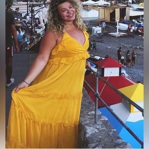 Torrid Yellow Maxi Dress